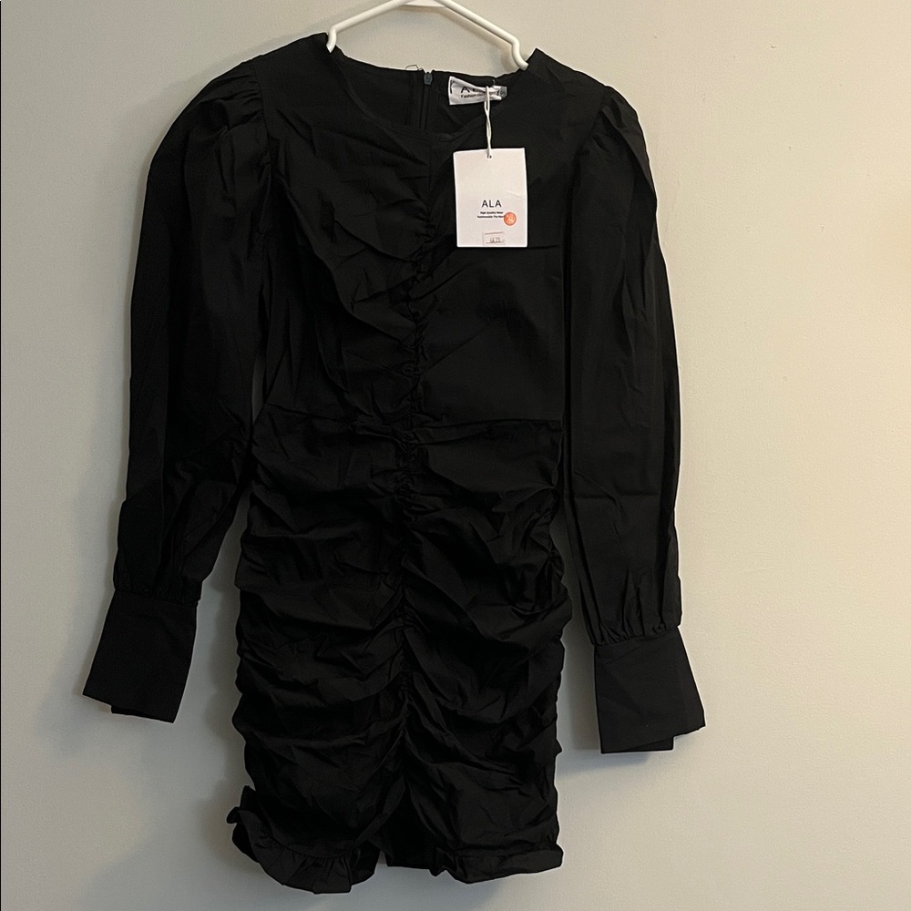 ALA Black Long Sleeve Dress